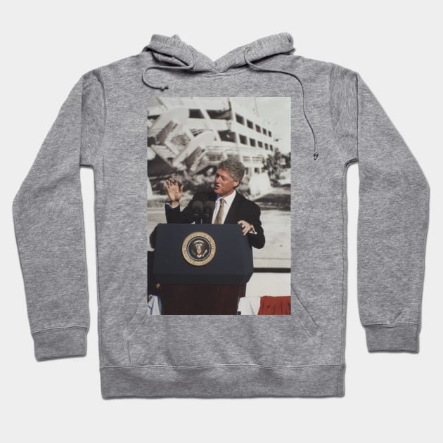 Clinton at CSUN (1994) Hoodie by MusicGameShirts